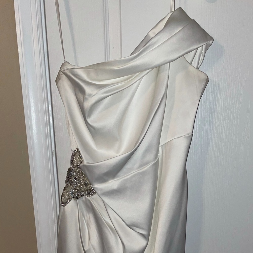 Off white colored dress